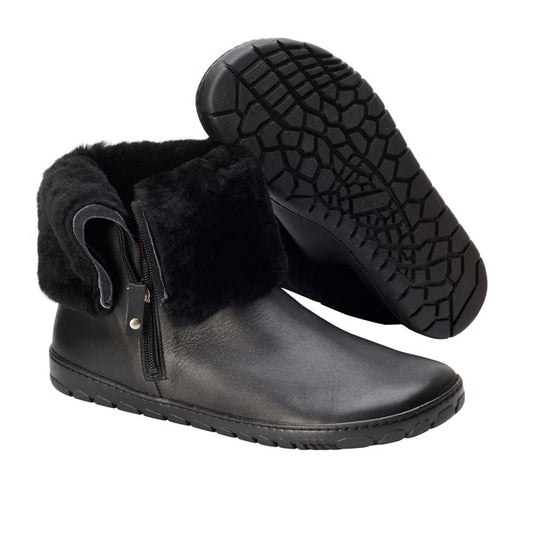 HUQ Winter Black - ZAQQ Barfußschuhe