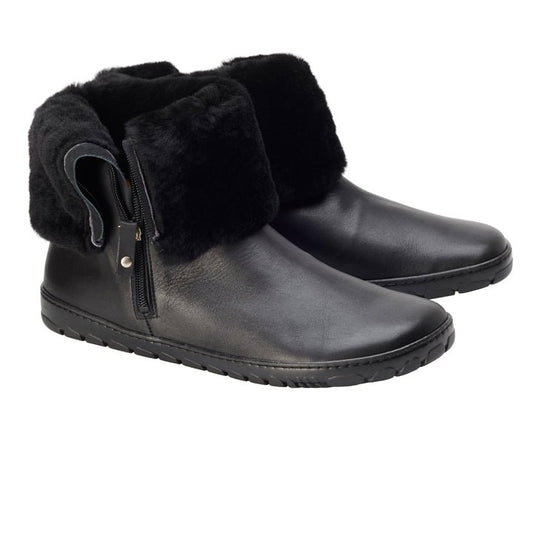 HUQ Winter Black - ZAQQ Barfußschuhe