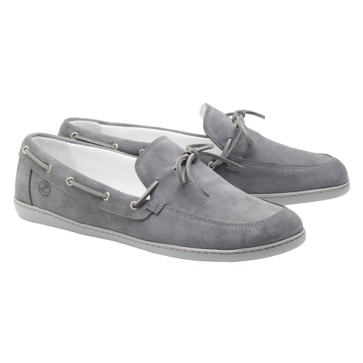 QEA Velours Grey - ZAQQ Barfußschuhe