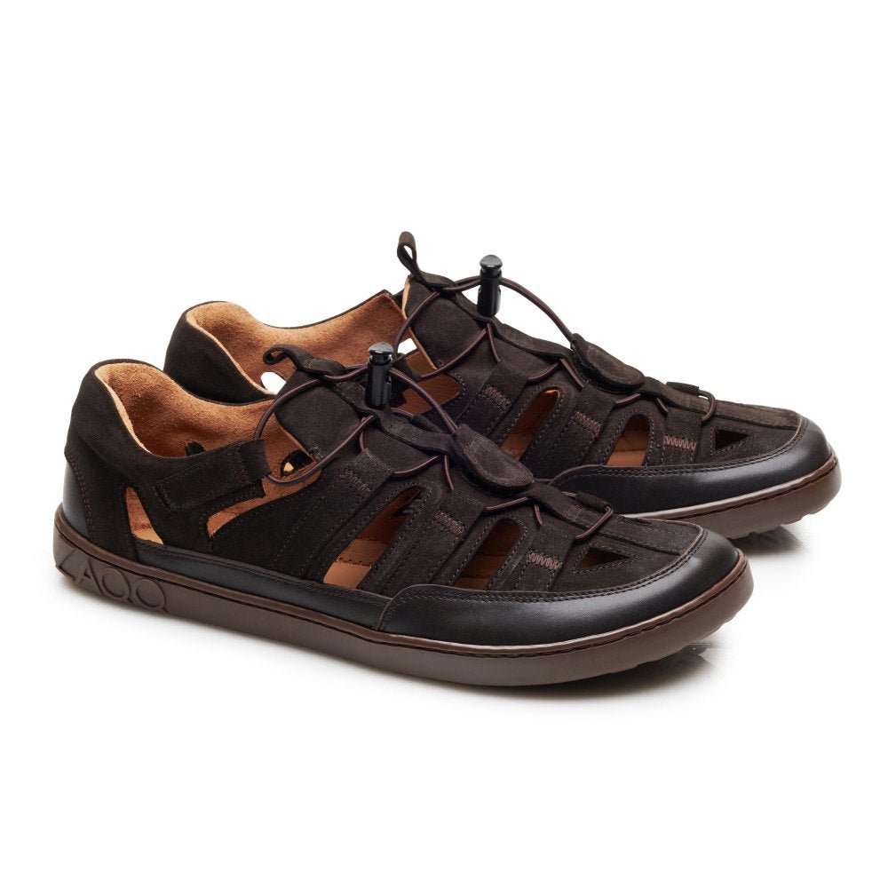 QLEAR Dark Brown - ZAQQ Barfußschuhe