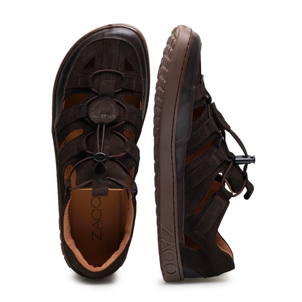 QLEAR Dark Brown - ZAQQ Barfußschuhe