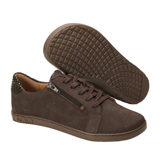 QOMFY Wide Dark Brown - ZAQQ Barfußschuhe